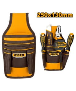 Bolso Cartuchera Porta Herramientas Multiuso 25 x 13cm Ingco HTBP040128