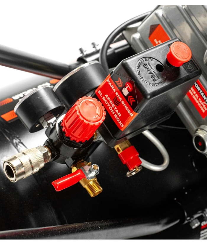 Compresor de Aire 2.5hp 50lts + Kit Hamilton HCDM002 - Imagen 4