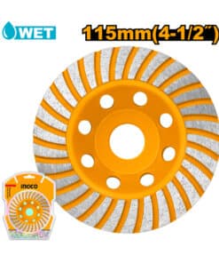 Disco Copa Muela Diamantada Desbaste Flap 115mm Para Amoladora Ingco CGW011151