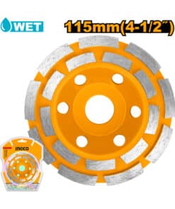 Disco Copa Muela Diamantada Plana Desbaste 115mm Para Amoladora Ingco CGW021151