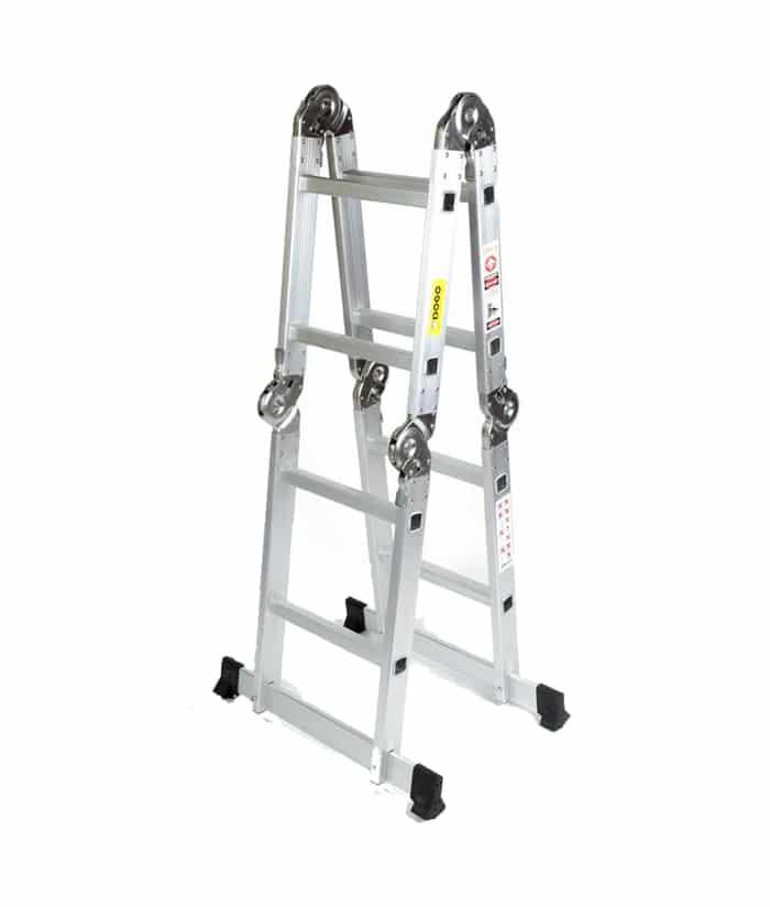 Escalera de Aluminio Multipropósito Plegable Articulada 8 Escalones x 150kgs Dogo DOG30512 - Imagen 3