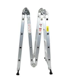 Escalera de Aluminio Multipropósito Plegable Articulada 16 Escalones x 150kgs Dogo DOG30514