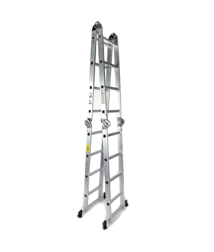 Escalera de Aluminio Multipropósito Plegable Articulada 16 Escalones x 150kgs Dogo DOG30514 - Imagen 2