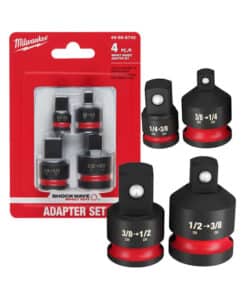 Juego Set Kit Adaptadores de Impacto 1/2″ 3/4″H x 3/4″ 3/8″ 1/2″M Milwaukee 49-66-6742