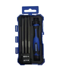Juego Set Kit Limas Matriceras Con Mango Intercambiable 140mm x 7pzs Ruhlmann RU43204