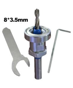 Mecha Broca Biseladora Avellanadora Con Tope Para Madera 8mm x 3.5mm Ruhlmann RU56551