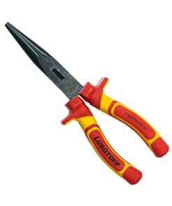 Pinza Punta Media Caña 8″ 200mm Dieléctrica Aislada 1000V Pro Lusqtoff L4250