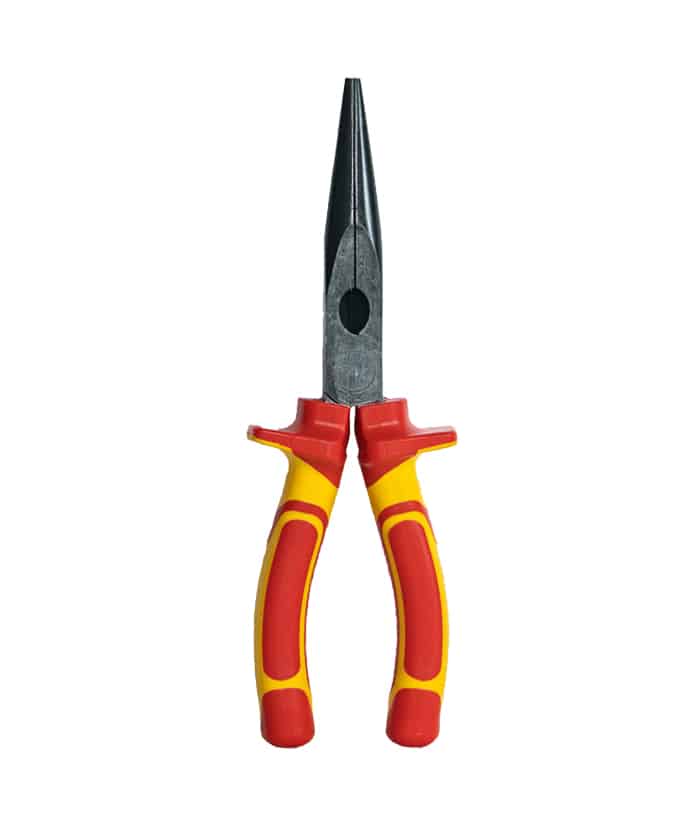 Pinza Punta Media Caña 8″ 200mm Dieléctrica Aislada 1000V Pro Lusqtoff L4250 - Imagen 2