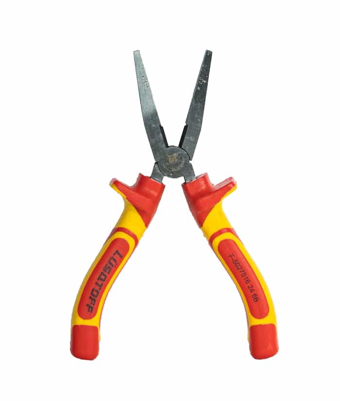 Pinza Punta Plana 6" 150mm Dieléctrica Aislada 1000V Pro Lusqtoff L4254 - Imagen 4