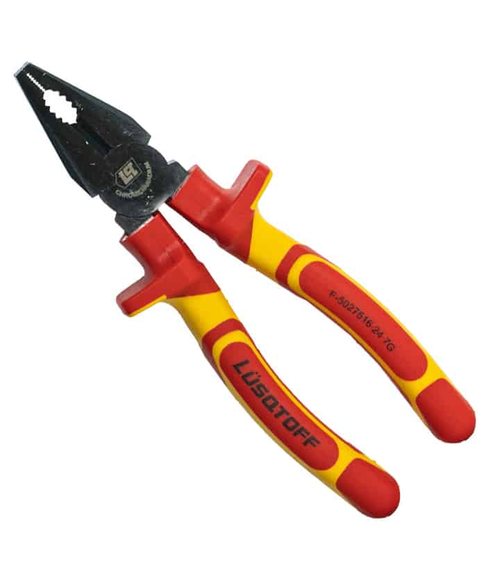 Pinza Universal 7″ 180mm Dieléctrica Aislada 1000V Pro Lusqtoff L4242