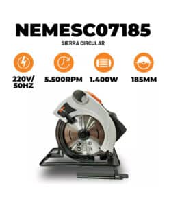 Alternative view of Sierra Circular Eléctrica 7-1/4" 1400W Nebraska NEMESC07185