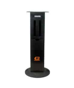 Soporte Base Para Amoladora de Banco 280mm x 170mm Black Series Lusqtoff Naranja/Negro SABL74-9