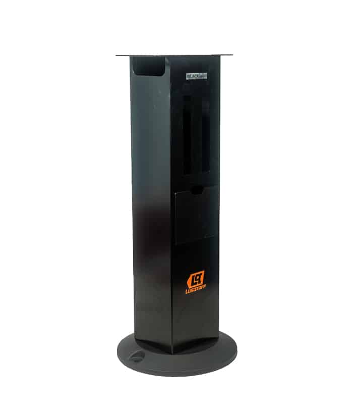 Soporte Base Para Amoladora de Banco 280mm x 170mm Black Series Lusqtoff Naranja/Negro SABL74-9 - Imagen 2