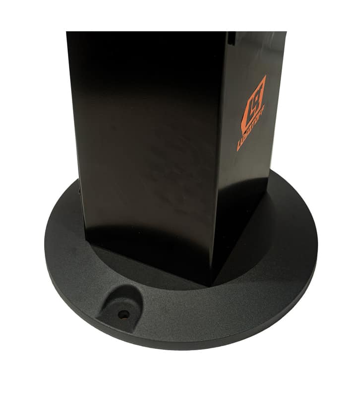 Soporte Base Para Amoladora de Banco 280mm x 170mm Black Series Lusqtoff Naranja/Negro SABL74-9 - Imagen 4