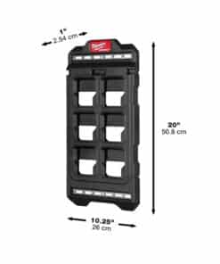 Alternative view of Base Placa de Pared Compacta Simple Packout Milwaukee 4822-8496