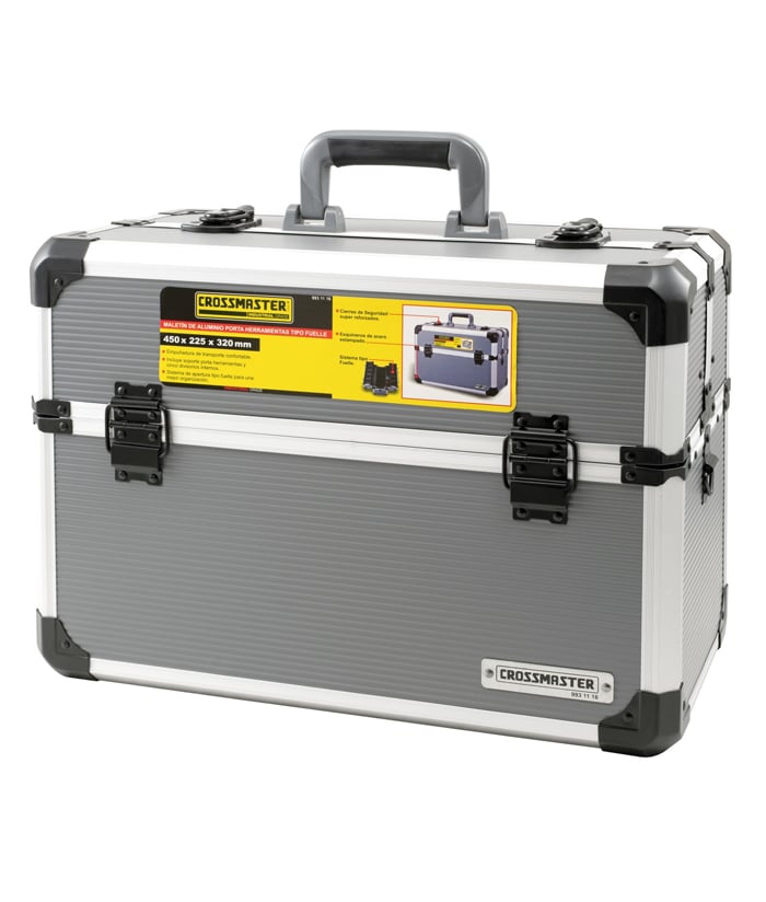 Caja Maletín de Aluminio Porta Herramientas Crossmaster 9931116 - Imagen 2