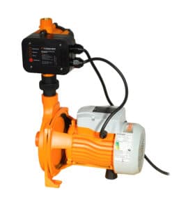 Electrobomba Bomba Centrífuga Con Regulador de Presión 200V 750W Lusqtoff Naranja CPM158-C