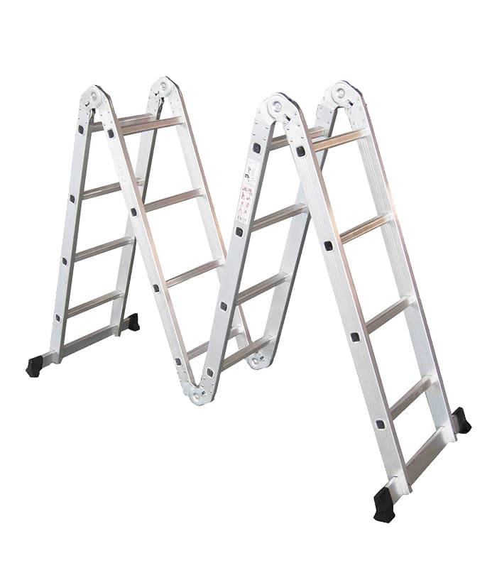 Escalera Articulada de Aluminio Multipropósito 150kgs 4 + 4 16 Escakibes Konan KE/404 - Imagen 2