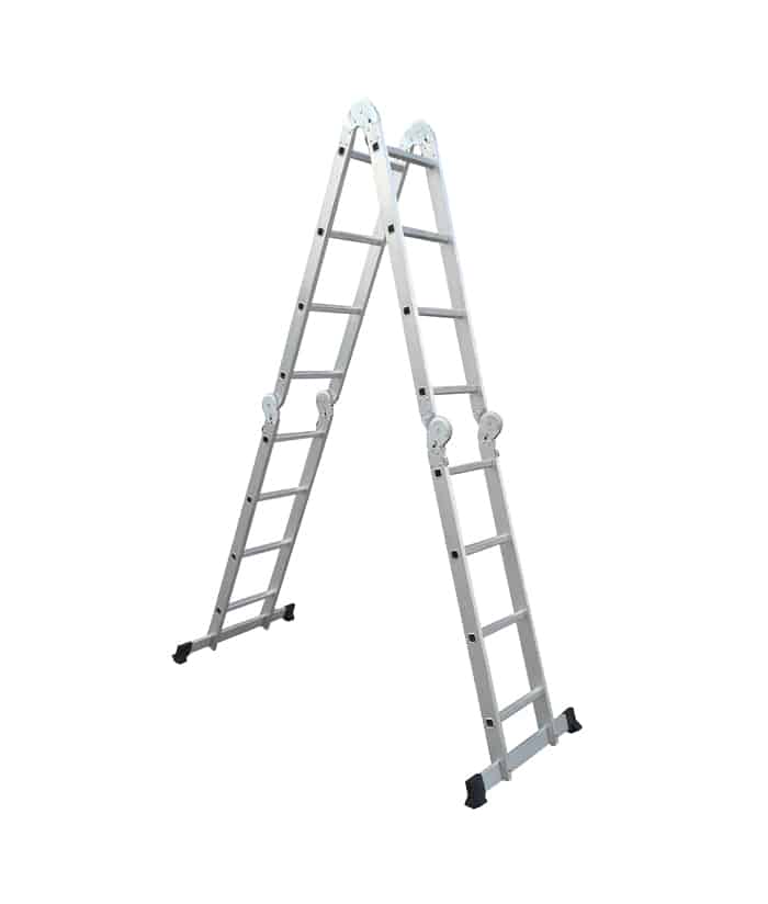 Escalera Articulada de Aluminio Multipropósito 150kgs 4 + 4 16 Escakibes Konan KE/404