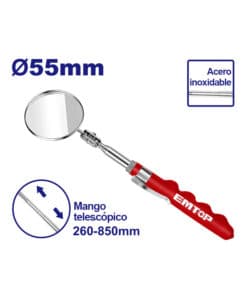 Espejo Extensible Telescópico de Inspección Emtop Rojo/Azul EMTU2655