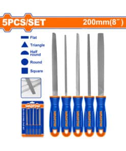Juego Set Kit Limas Para Acero Metal 200mm x 5pzs Wadfow WSF2405