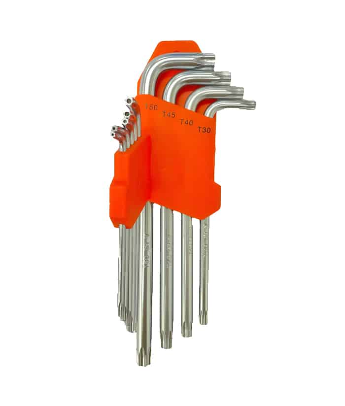 Juego Set Kit Llaves Torx Estrella x 9pzs Broktools SET-TOR09 - Imagen 2