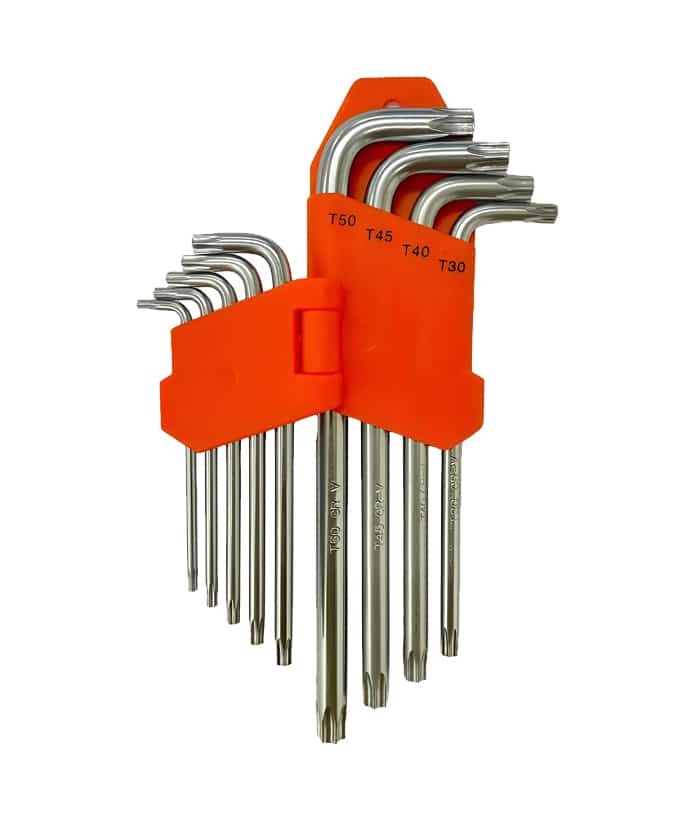 Juego Set Kit Llaves Torx Estrella x 9pzs Broktools SET-TOR09 - Imagen 3