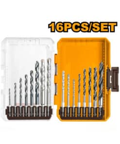Juego Set Kit de Mechas Multi Para Madera Metal x 16pzs Ingco AKDL11606