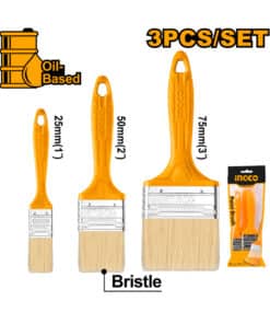 Juego Set Kit Pinceles de Pintura x 3pzs Ingco CHPTB7860301