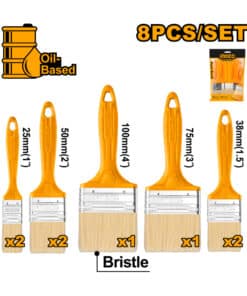 Juego Set Kit Pinceles de Pintura x 8pzs Ingco CHPTB7860801