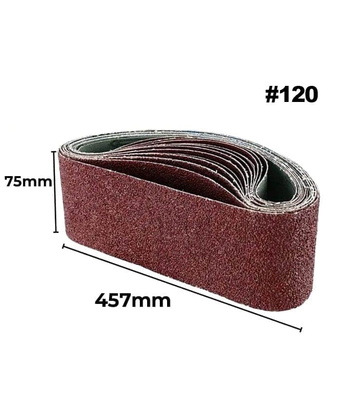 Lija de Banda 457 x 75mm Grano 120 Guiller LB-457/120 - Imagen 2
