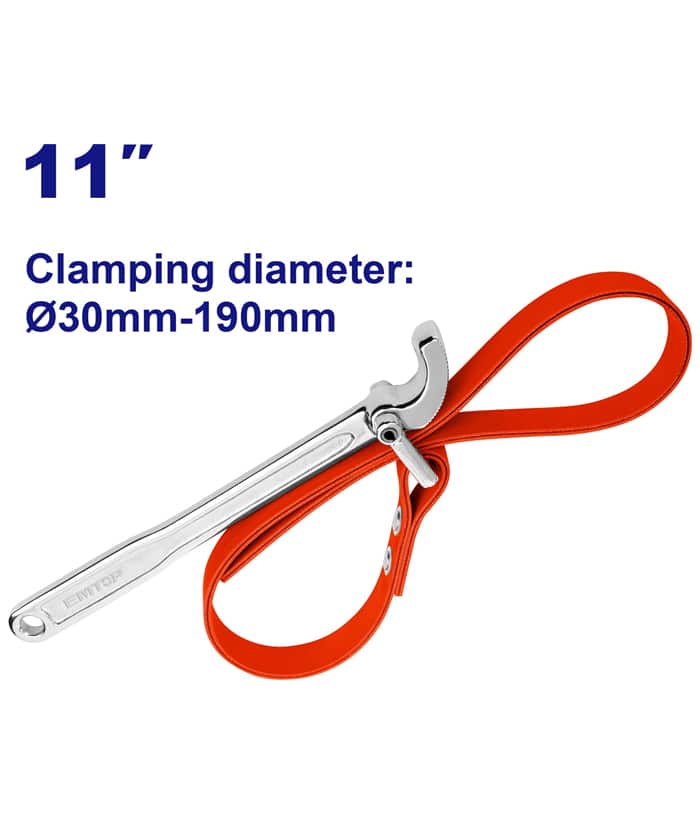 Llave Saca Filtro a Correa 30 a 190mm Emtop Rojo/Azul EMAW3311