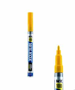 Marcador Industrial Fino Amarillo Punta 1.2mm WX100 Wilkox