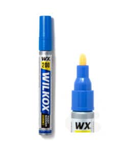 Marcador Industrial Azul Punta 3mm WX200 Wilkox