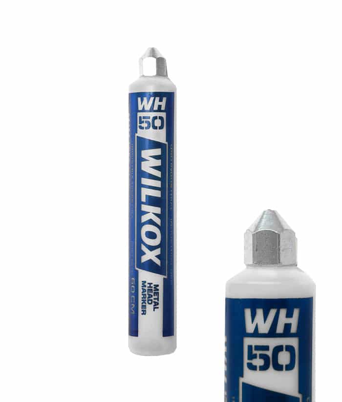 Marcador Industrial Punta de Metal Blanco WH50 Metal 60 cm3 Head Marker Wilkox