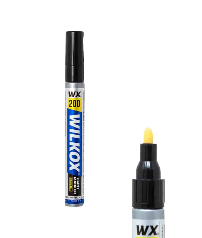Marcador Industrial Negro Punta 3mm WX200 Wilkox