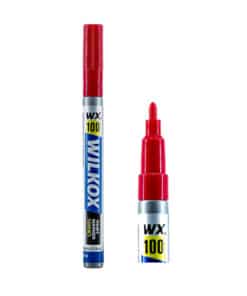 Marcador Industrial Fino Rojo Punta 1.2mm WX100 Wilkox