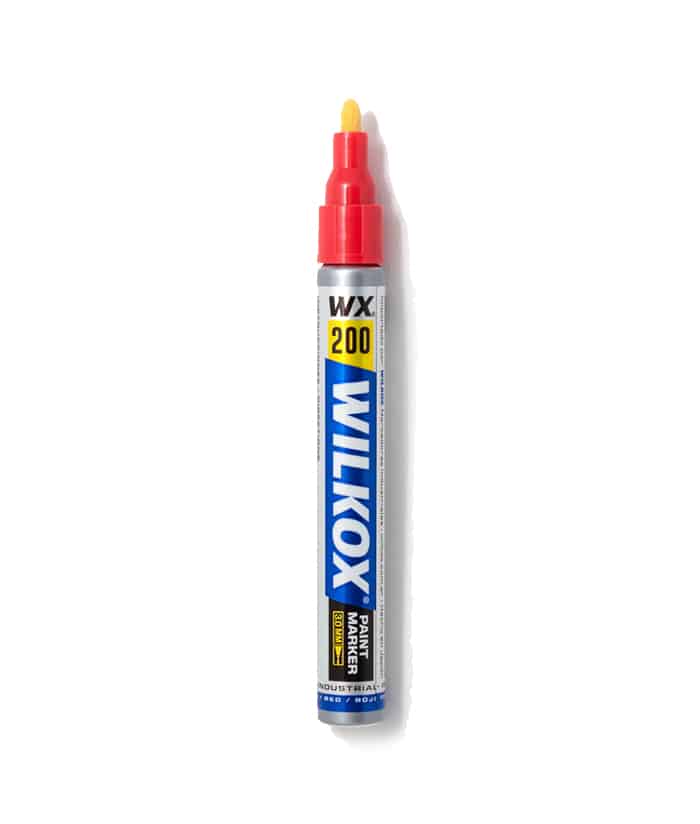 Marcador Industrial Rojo Punta 3mm WX200 Wilkox - Imagen 2