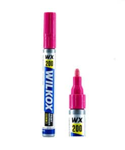 Marcador Industrial Rosa Punta 3mm WX200 Wilkox