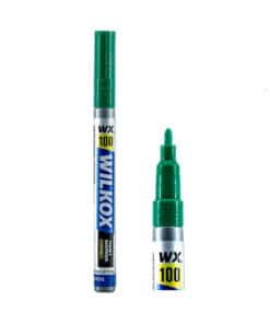Marcador Industrial Fino Verde Punta 1.2mm WX100 Wilkox