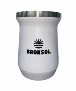 Mate Térmico 236ml Blanco Broksol TER-MAT001BA