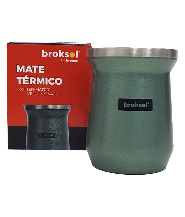 Mate Térmico 236ml Verde Broksol TER-MAT001VP - Imagen 2