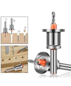 Alternative view of Mecha Broca Biseladora Avellanadora Con Tope Para Madera 10mm x 4.0mm Guiller MD-430