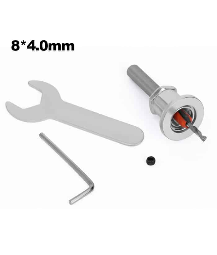 Mecha Broca Biseladora Avellanadora Con Tope Para Madera 8mm x 4.0mm Guiller MD-426