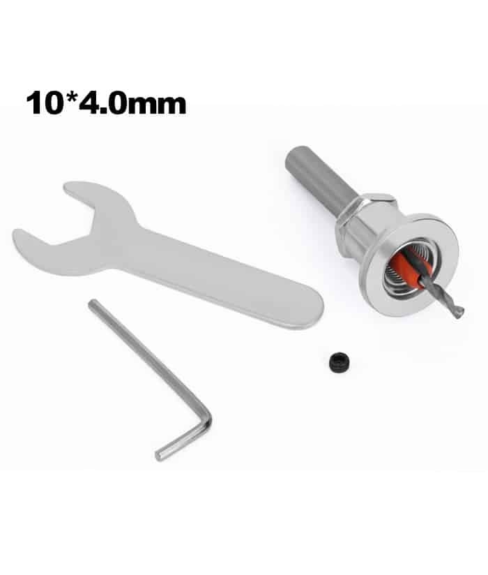Mecha Broca Biseladora Avellanadora Con Tope Para Madera 10mm x 4.0mm Guiller MD-430