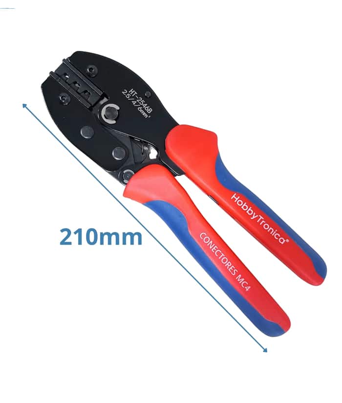 Pinza Crimpeadora Crimpadora de Terminales Conector MC4 2.5-6mm Panel Solar Guiller MD-449 - Imagen 2