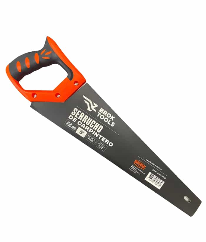 Serrucho de Mano Carpintero 450mm 18" Broktools SER-CAR450