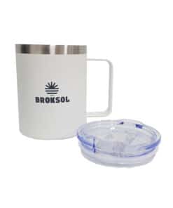 Alternative view of Taza Blanca Daily Mug Térmica Con Manija 400ml Broksol TAZ400BL