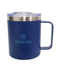 Taza Azul Daily Mug Térmica Con Manija 400ml Broksol TAZ400AZ