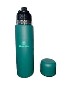 Termo Acero Inoxidable Verde Oscuro 750ml Con Tapón Cebador Broksol TER-750TCVO